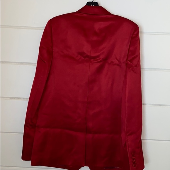 HELMUT LANG  Two-Button Satin Blazer Size 4 - Picture 12 of 15